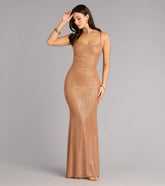 Lindsay Rhinestone Mermaid Formal Dress