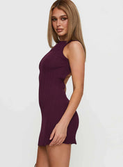 Mayok Mini Dress Plum