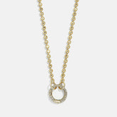 Cluster Charm Necklace Chain - Ball Chain & Charm Ring