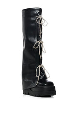 Caster Diamond Tie Boot