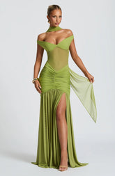 Alaia Maxi Dress - Olive