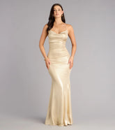 Teresa Metallic Rhinestone Open Back Formal Dress