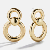 Dakota Door Knocker Earrings - Gold