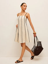 Cotton & Linen Striped Dress