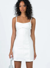 Lunara Mini Dress White