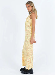 Nellie Maxi Dress Yellow / Red Floral