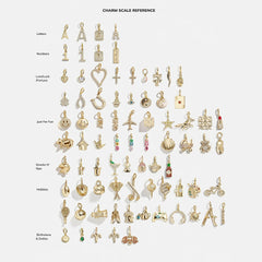 Cluster Charm Necklace - Hera Chain & Charm Ring