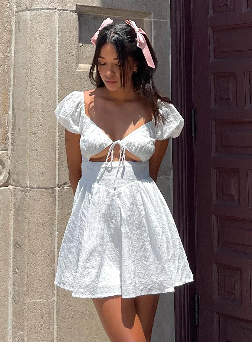 Caria Mini Dress White