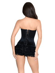 Steel Boned Satin Corset