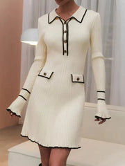 Classic Ribbed Midi Dress