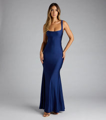 Gabriella Lace-Up Mermaid Formal Dress
