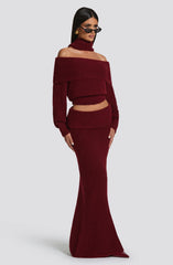 Andie Top - Burgundy