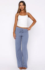 Act Natural Knit Pants Steel
