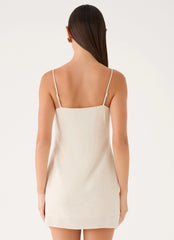 Bailee Mini Dress - Oatmeal