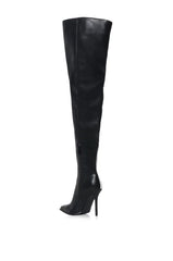 Azalea Wang Neapolitan Black And White Two Toned Boot