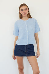 Gabriette Ribbed Knit Cardigan
