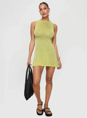 Oceana Mini Dress Green