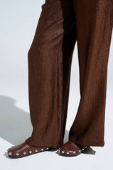 Azalea Wang Rayne Brown Flat